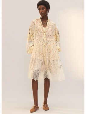 Zara Limited Edition Printed Patchwork Dress